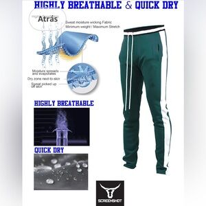 SCREENSHOT Men’s Track Athletic Pants Size S